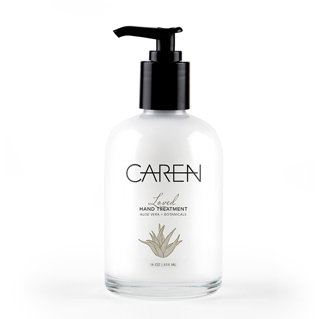 Caren Hand Treatment - Loved - 14 oz Glass Bottle