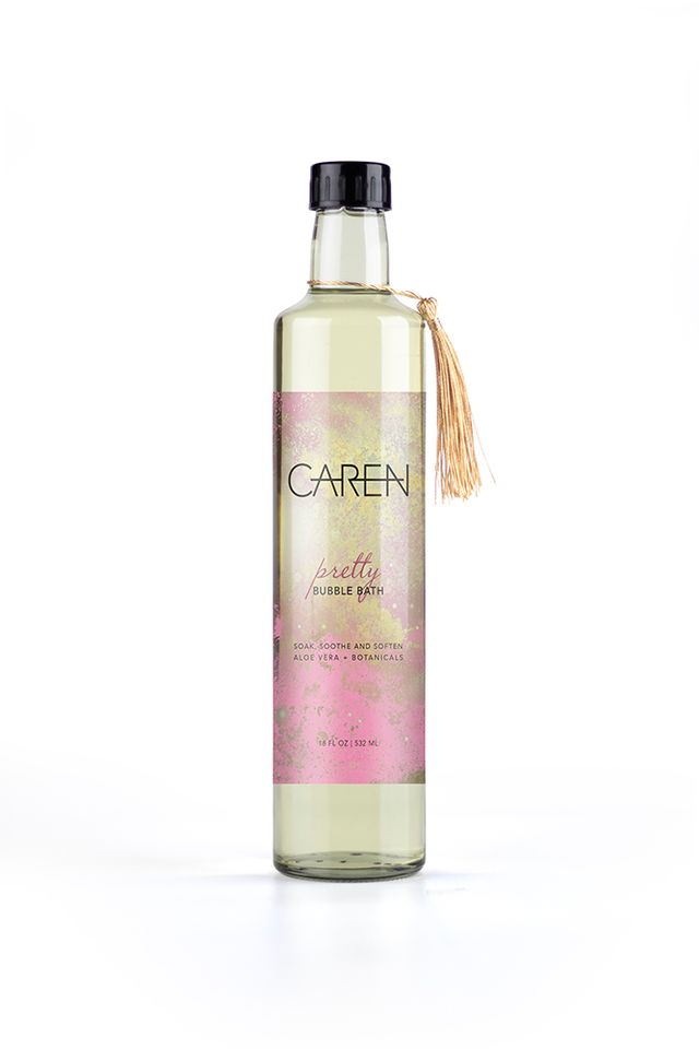 Caren Bubble Bath - Pretty - 18 oz Glass Bottle