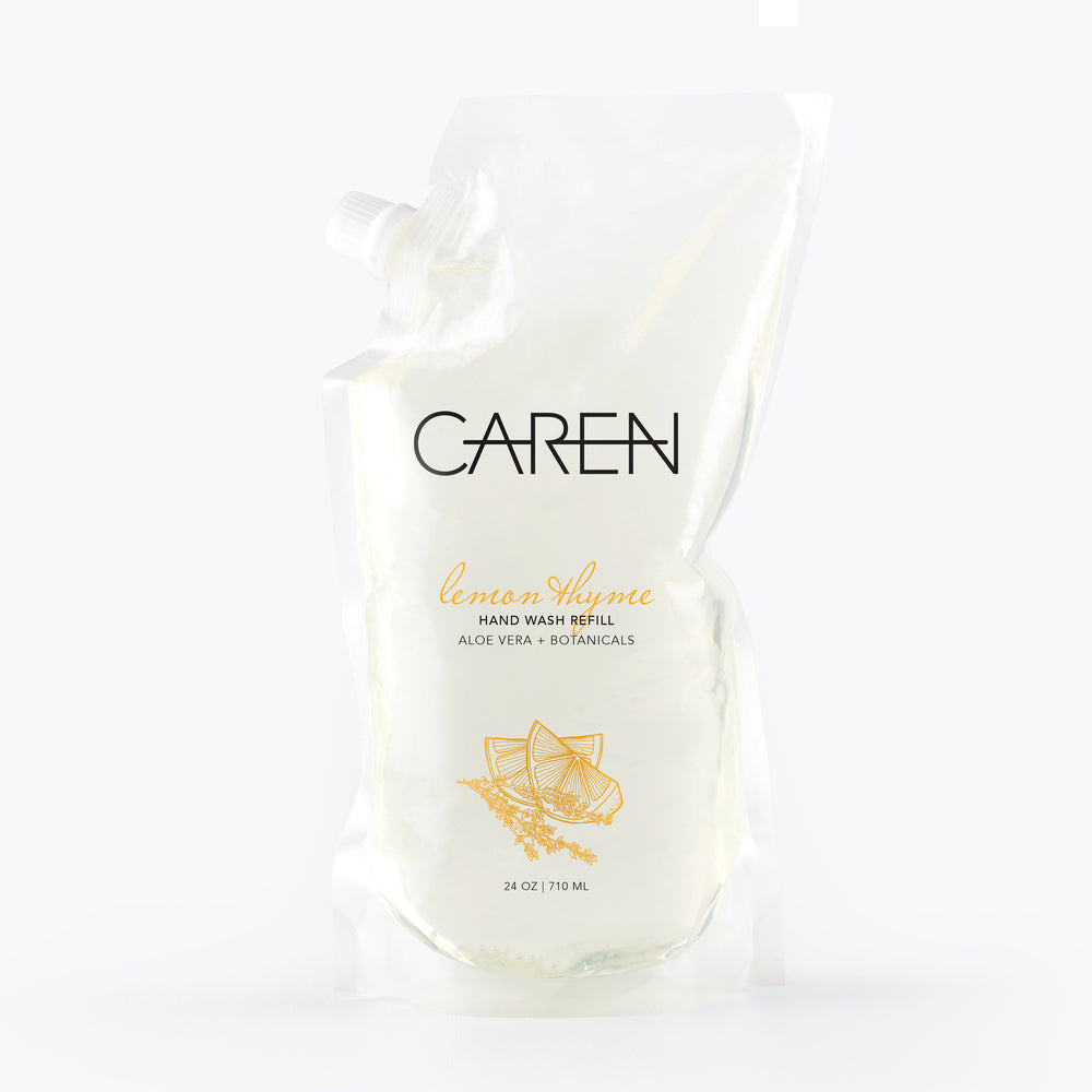 Caren Hand Wash -Lemon Thyme - 22 oz Refillable Pouch