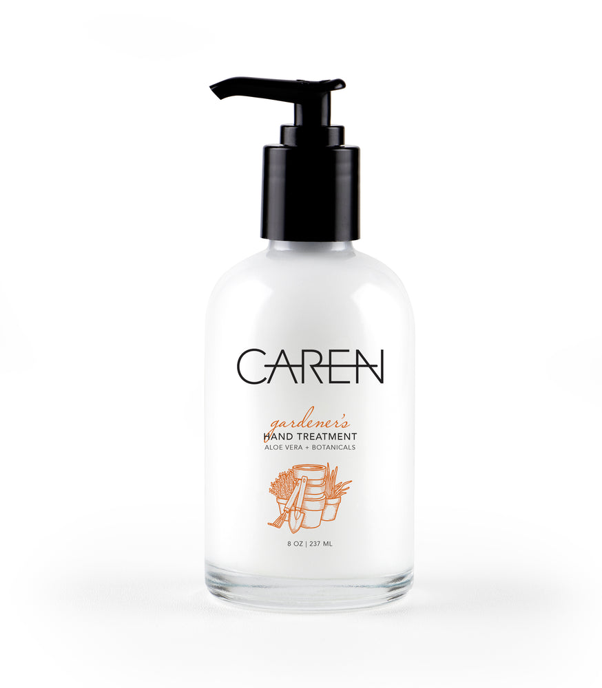 Caren Hand Treatment - Gardener's - 8 oz Glass Bottle