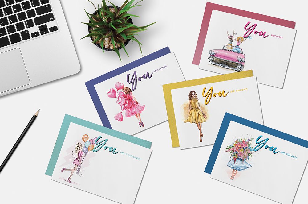 Flat Notecards - You are that Girl - Smart | Kind | Important