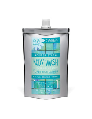 Caren Body Wash | Seaside | Teal 3 oz Pouch