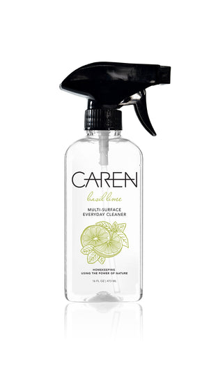 Caren Multi Surface Cleaner Spray - Basil Lime - 16 oz