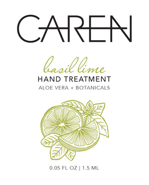 Basil Lime Hand Treatment Sample Packet