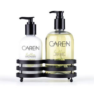 Caren Sink Set Duo - Basil Lime - Glass Bottles