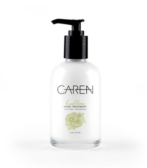 Caren Hand Treatment - Basil Lime - 8 oz Glass Bottle