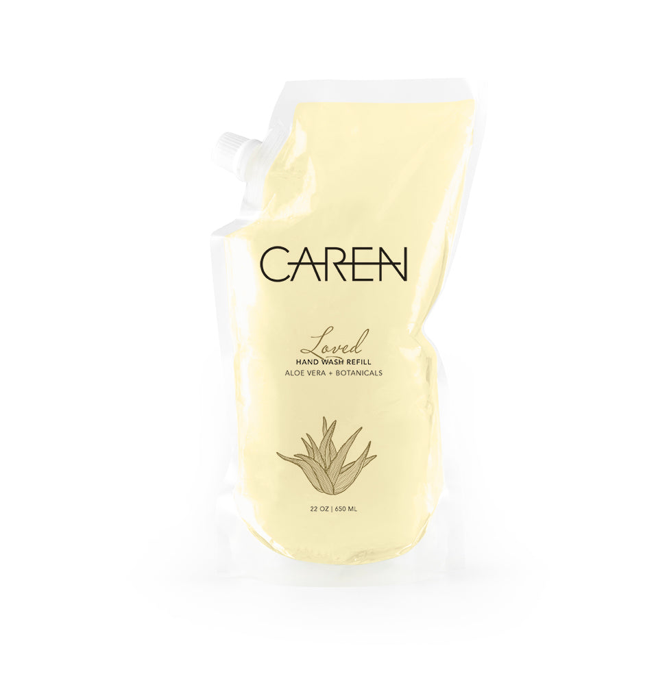 Caren Hand Wash -  Loved - 22 oz Refillable Pouch