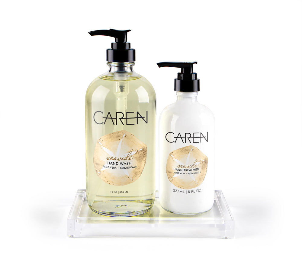 Caren Sink Set Medium Lucite Tray