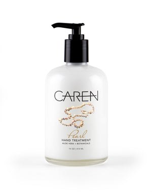 Caren Hand Treatment - Pearl - 14 oz Glass Bottle