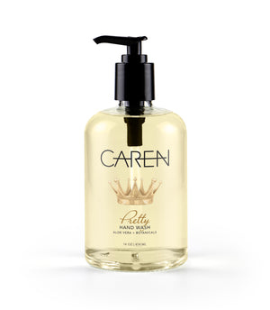 Caren Hand Wash - Pretty - 14 oz Glass Bottle