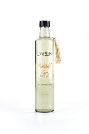 Caren Bubble Bath - Pretty - 18 oz Glass Bottle