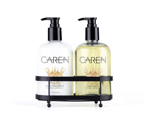 Caren Sink Set Duo - Pretty - Glass Bottles