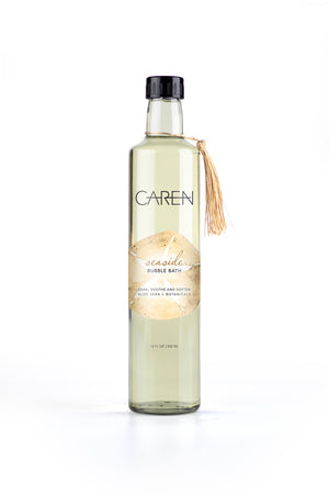 Caren Bubble Bath - Seaside - 18 oz Glass Bottle