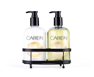 Caren Sink Set Duo - Seaside - 14 oz Glass Bottles