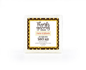 
            
                Load image into Gallery viewer, THANKSGIVING FAMILY DRAMA SQUARE Shower Sponge - (Seaside)
            
        