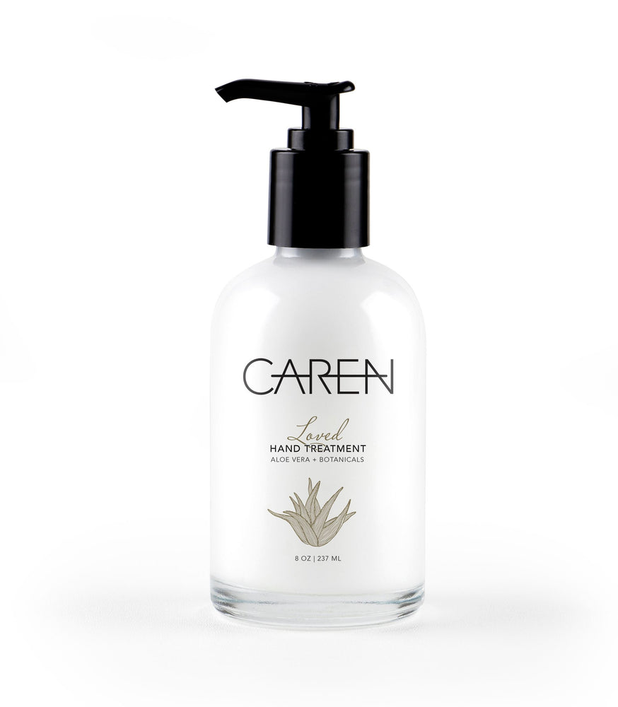 Caren Hand Treatment - Loved- 8 oz Glass Bottle
