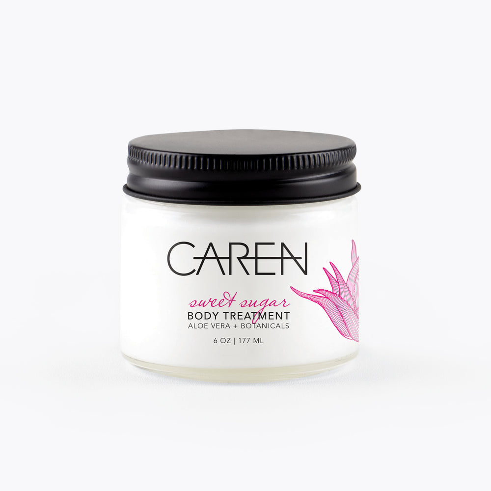 Caren Body Treatment - Sweet Sugar - 6 oz Glass Jar