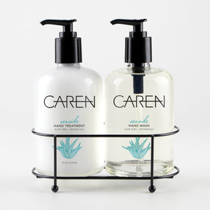 Caren Sink Set Duo - Seaside 14 oz Glass Bottles Case
