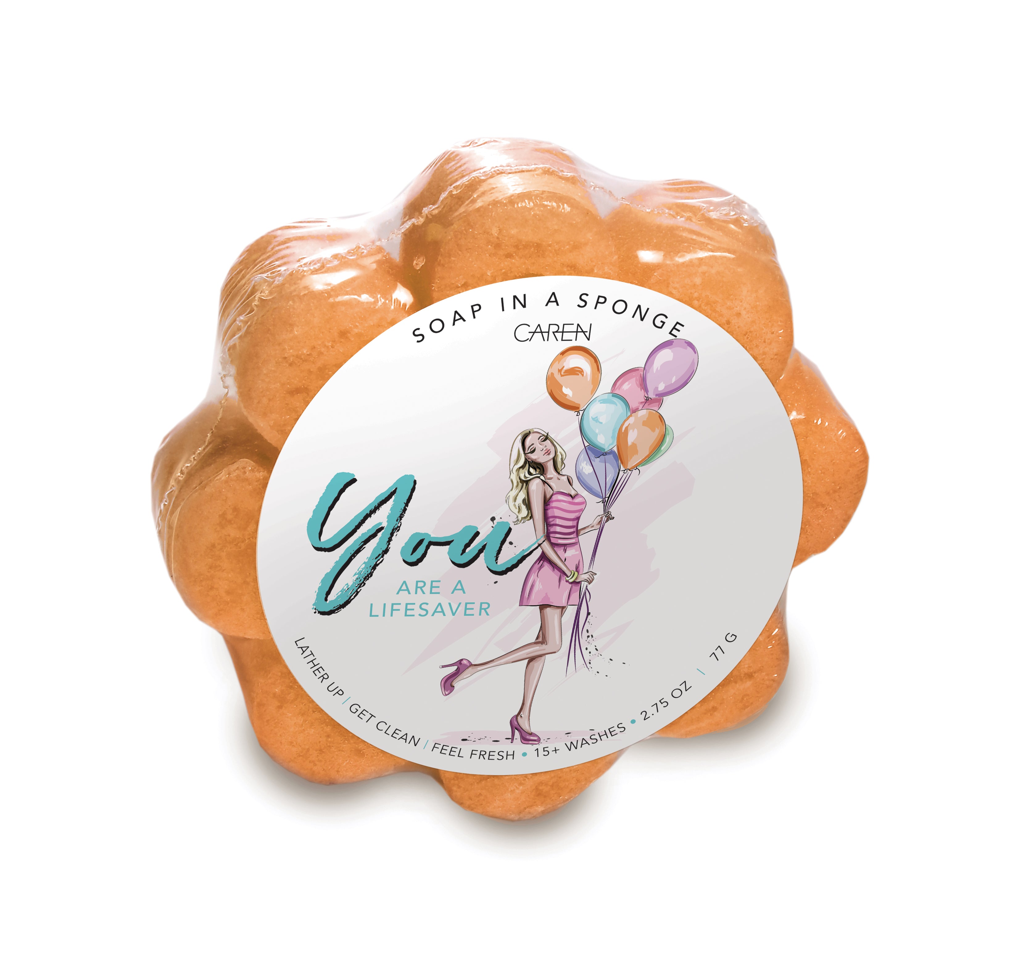 Caren Soap Sponge | You Are A Lifesaver | Seaside – CAREN