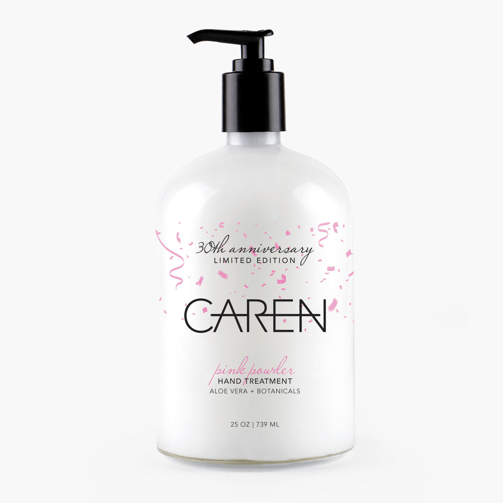 Caren Hand Treatment - Pink Powder - 25 oz Glass Bottle Case