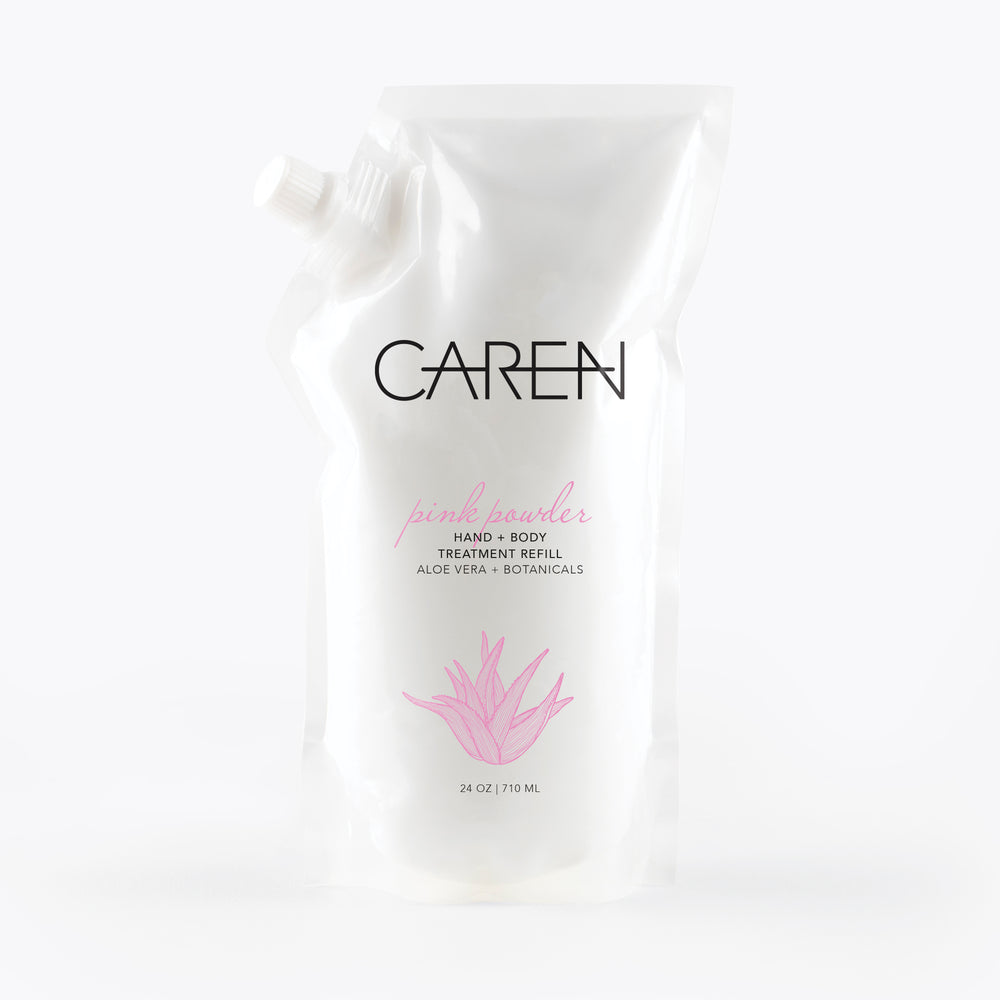 Caren Hand Treatment - Pink Powder - 22 oz Refillable Pouch