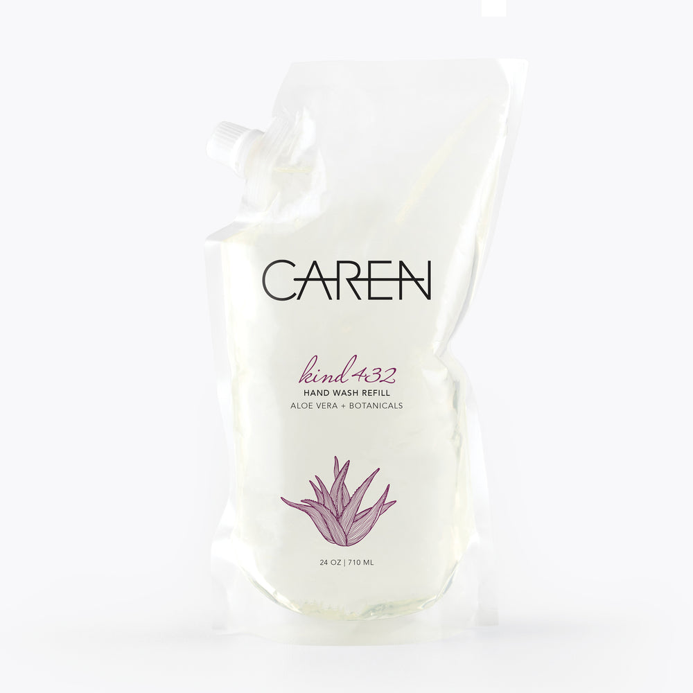 Caren Hand Wash - Kind432 - 24 oz Refillable Pouch Case