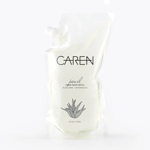 Caren Hand Wash - Pearl - 24 oz Refillable Pouch Case
