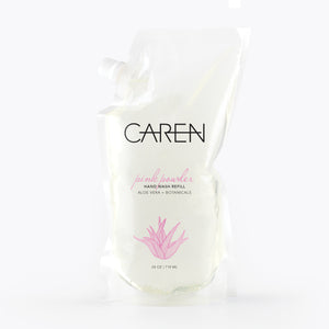 Caren Hand WASH - Pink Powder - 22 oz Refillable Pouch