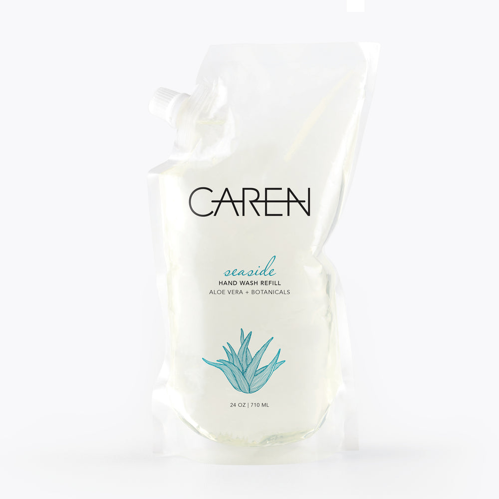 Caren Hand Wash -  Seaside- 22 oz Refillable Pouch Case