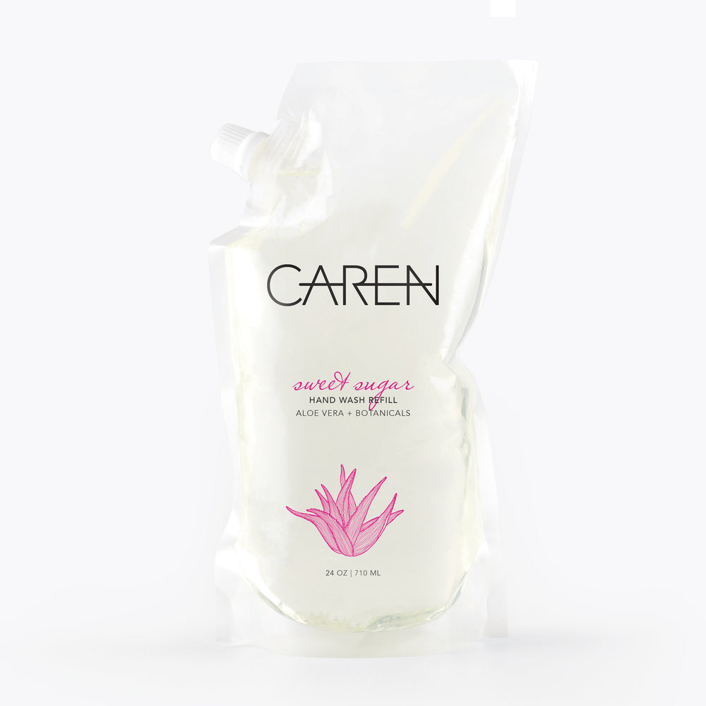 Caren Hand Wash - Sweet Sugar - 22 oz Refillable Pouch