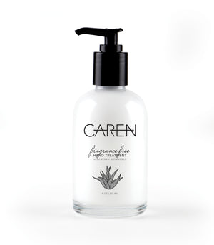 Caren Hand Treatment - Fragrance Free - 8 oz Glass Bottle