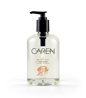 Caren Hand Wash- Gardener's - 14 oz Glass Bottle