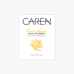 Lemon Thyme Hand Treatment Sample Packet Case