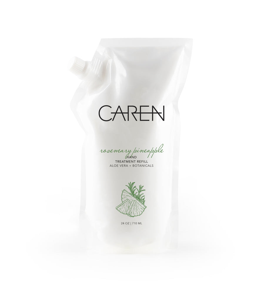 Caren Hand Treatment - Rosemary Pineapple - 22 oz Refillable Pouch