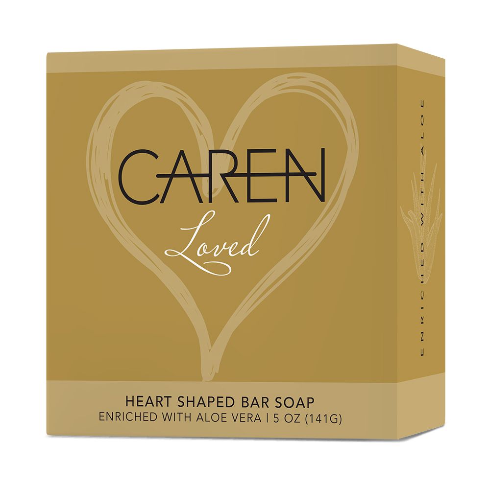 
            
                Load image into Gallery viewer, Loved Heart Shaped Bar Soap - 5 oz
            
        