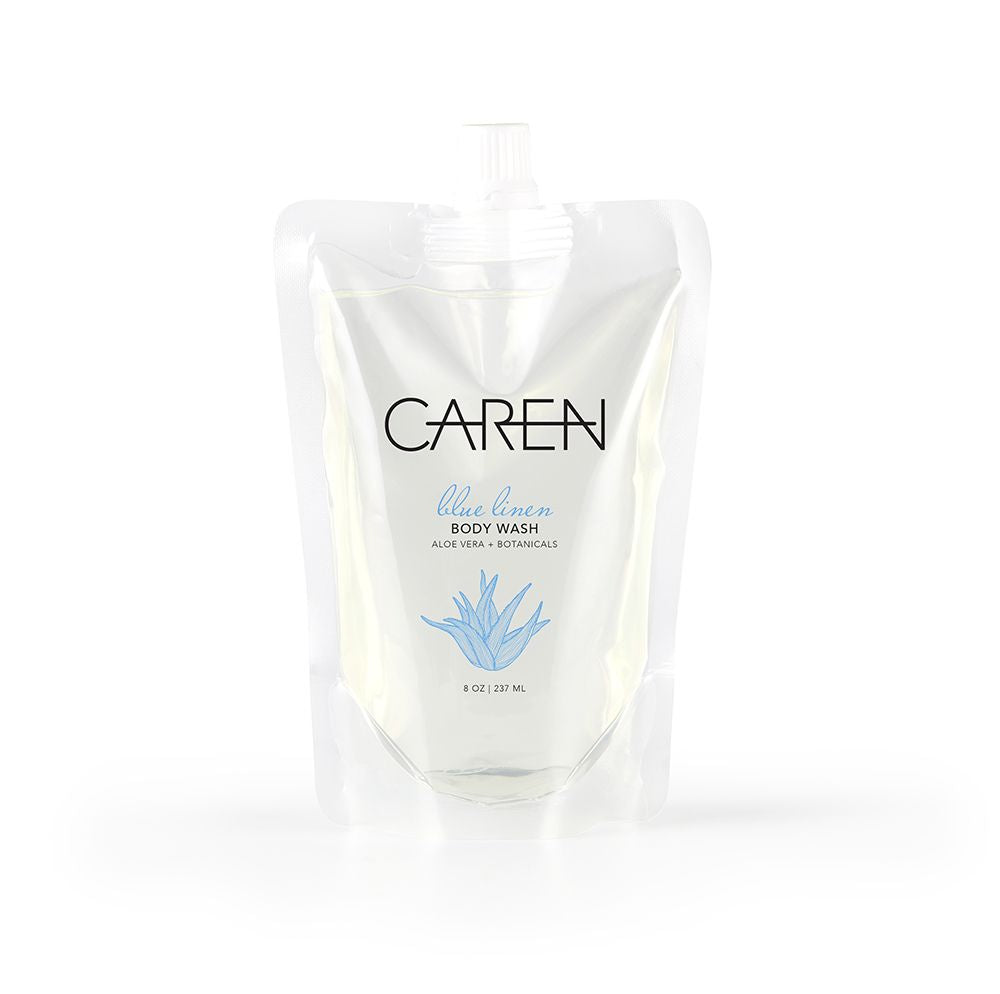 
            
                Load image into Gallery viewer, Caren Body Wash - Blue Linen 8 oz.
            
        