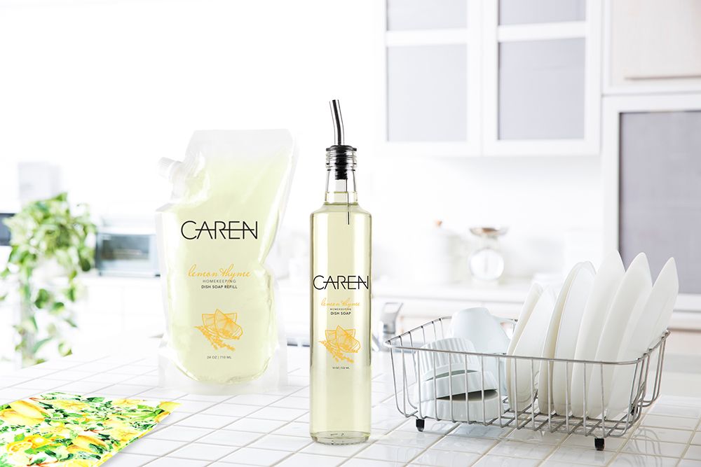 Caren Homekeeping Dish Soap Lemon Thyme 18oz CAREN